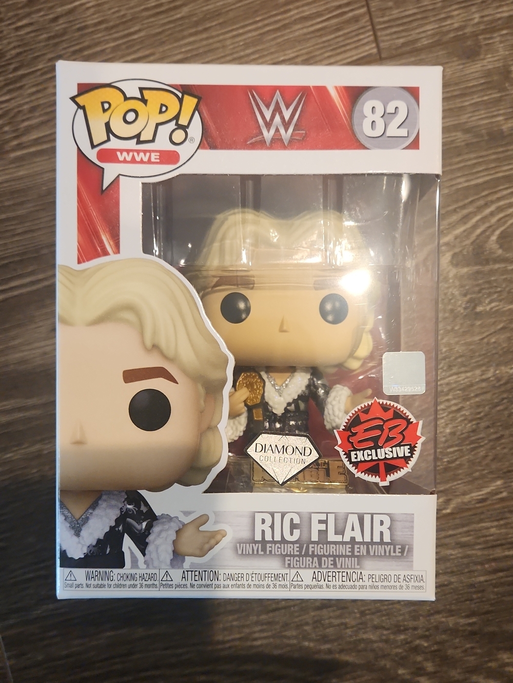 WWE Diamond Collection RIC FLAIR Funko Pop #82 EB Exclusive